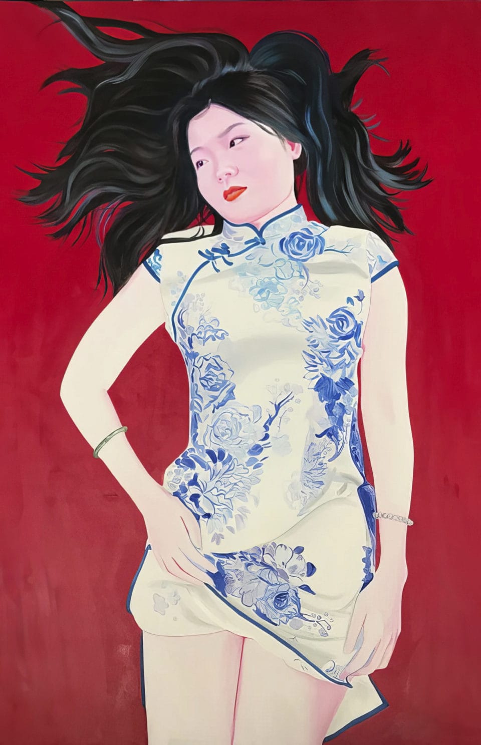 Gloria huile sur toile oil on canvas 195x130 cm