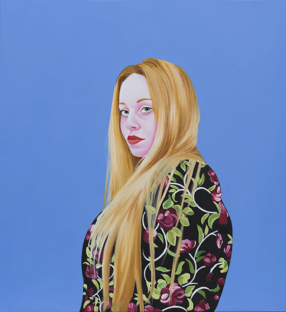 Lea Huile et acrylique sur toile oil and acrylics on canvas 65x60 cm