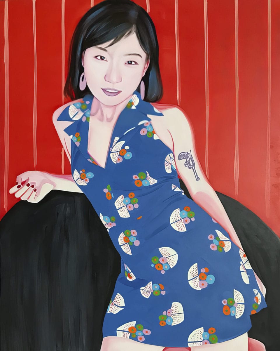 Mengzhu Huile sur toile oil on canvas 100 x 80 cm