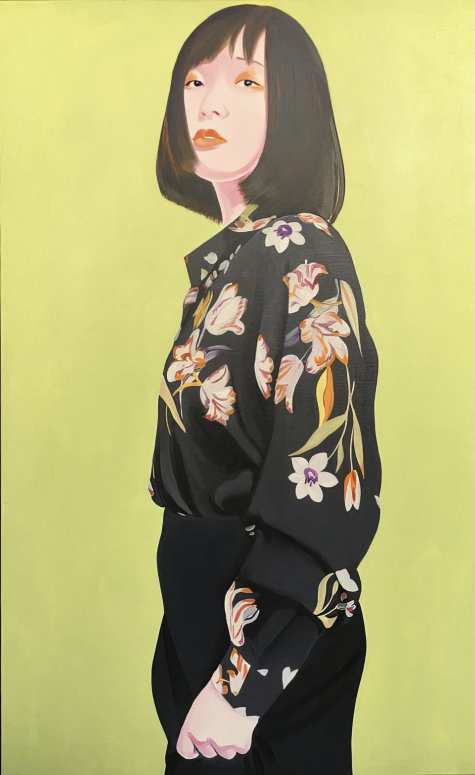 Modi Huile sur toile oil on canvas 116 x 73 cm