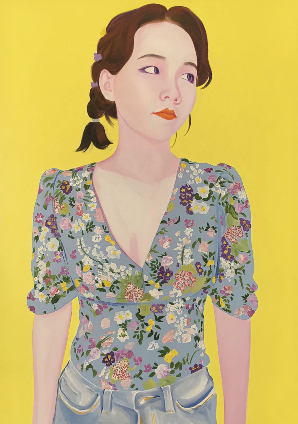 Ophelie Huile sur toile oil on canvas 92x65 cm