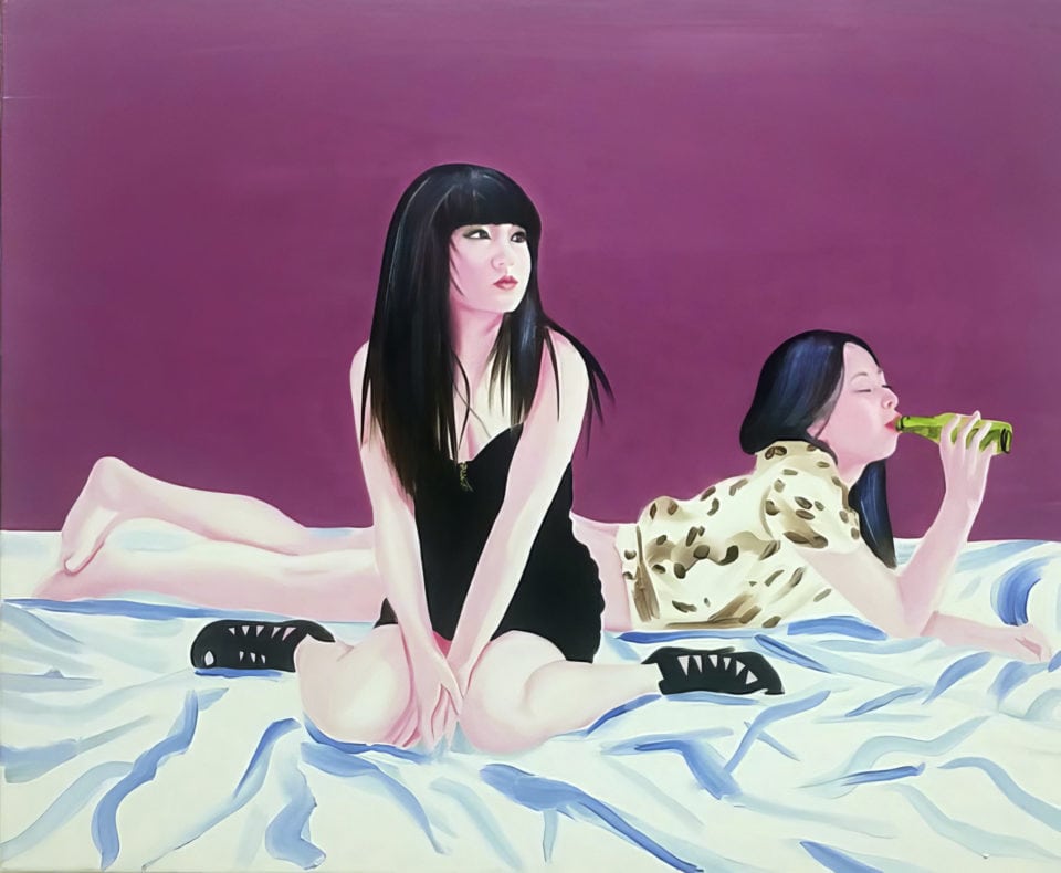 Yu and Ziqiao oil on canvas oil on canvas 51x61 cm